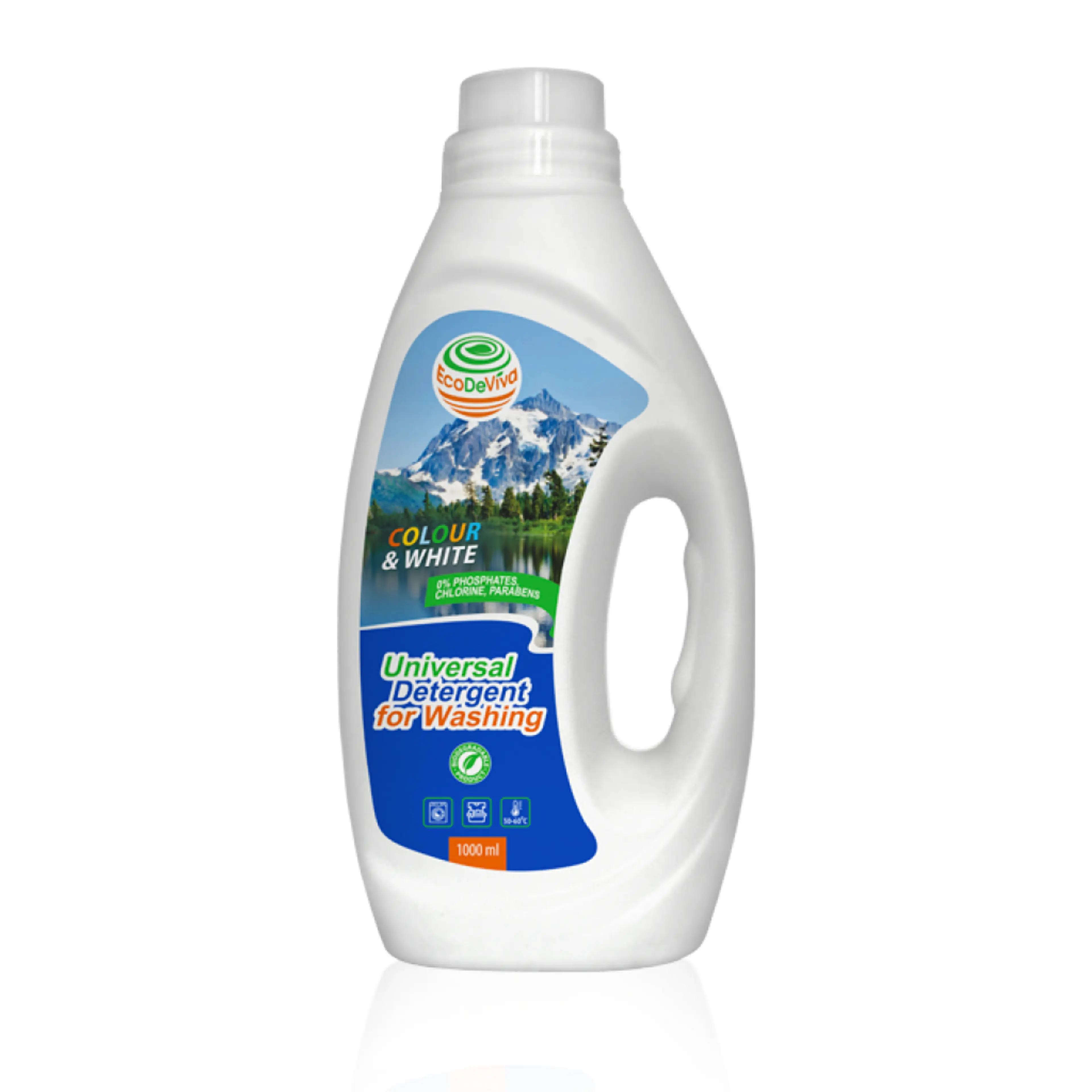 Универсален перилен препарат за бели и цветни тъкани, 1000 мл.